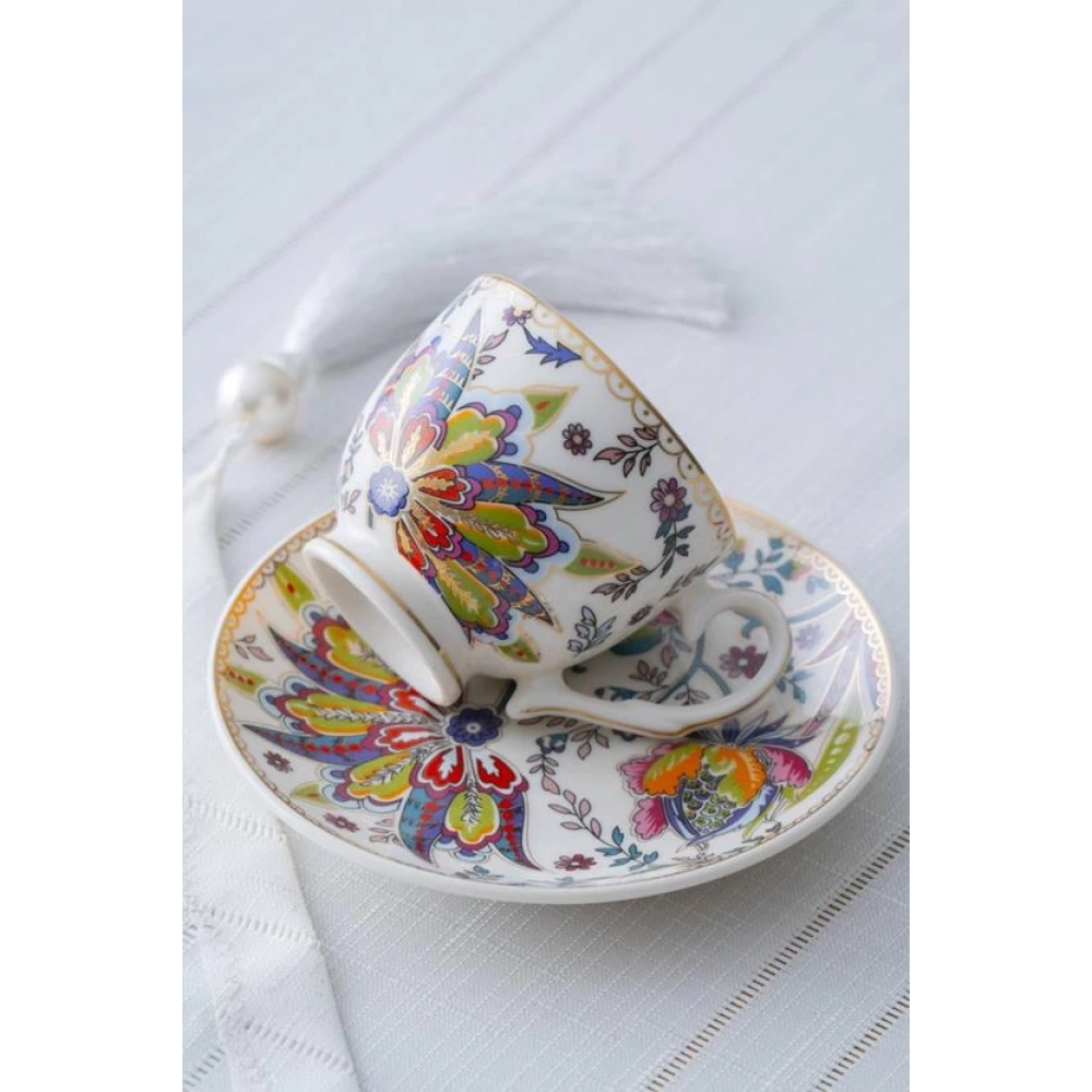 Acar Porselen 6lı Kahve Seti