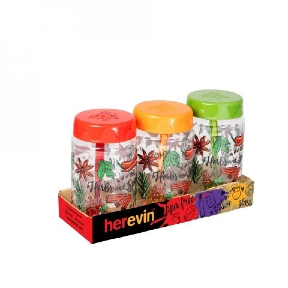 Her Desenli Kaşıklı Baharatlık 370cc