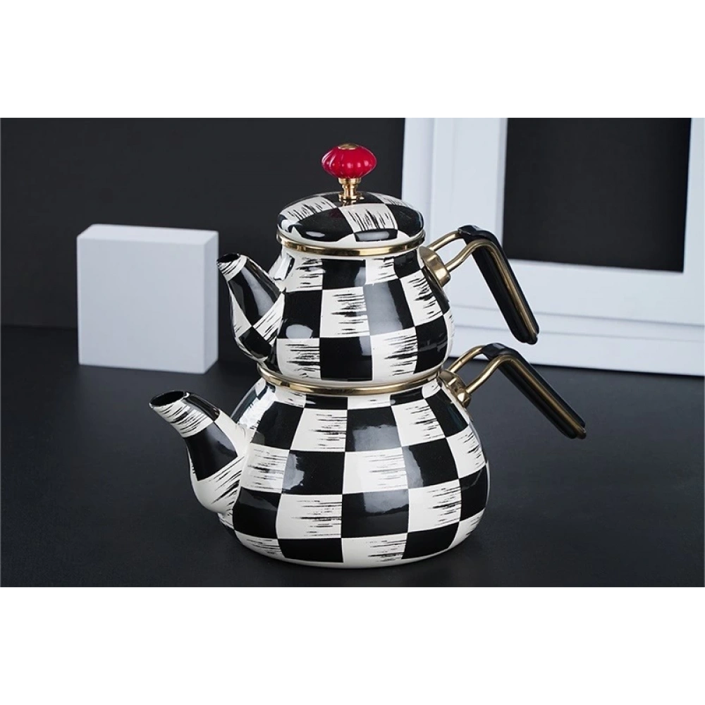 Acar Emaye Çaydanlık