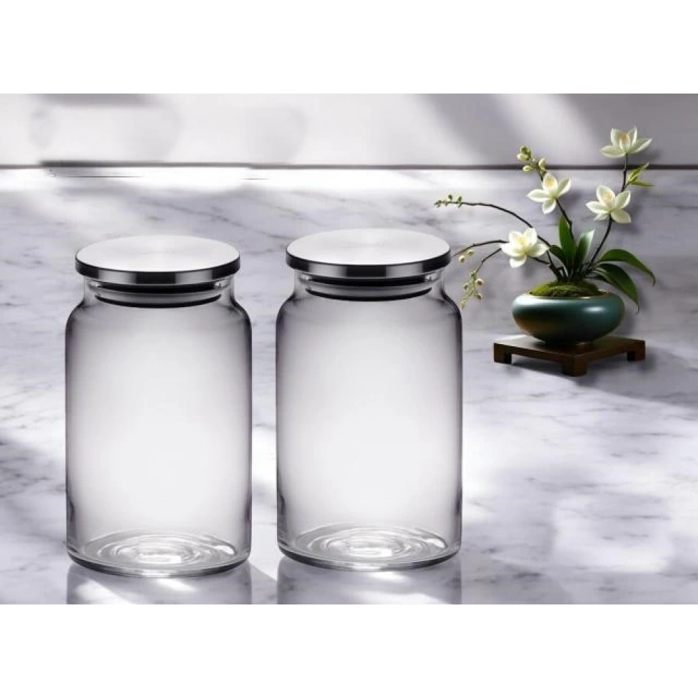 Gnl Metal Kapaklı Cam Kavanoz 800cc