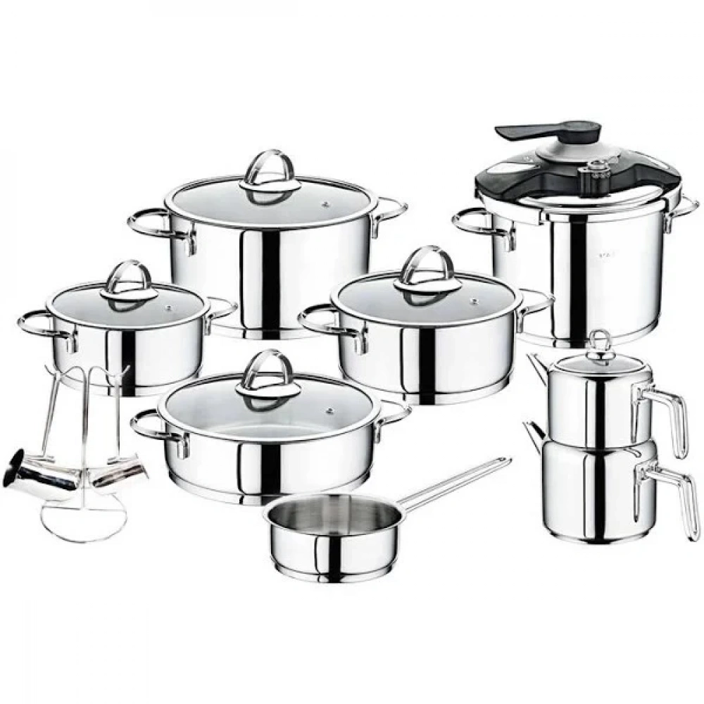 Oms Sade Silindir 18Prç.Çelik Set