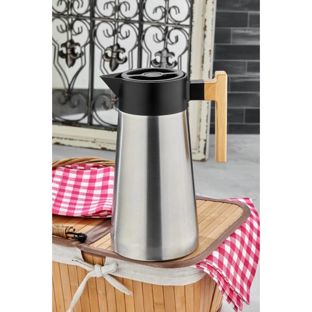 Cok Çelik Bambu Sap termos 2lt