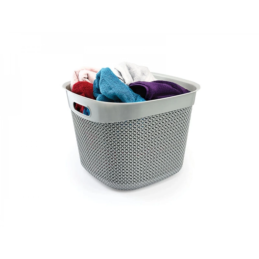 Ucs Damla Desen Çamaşır Sepeti 43x43x83cm