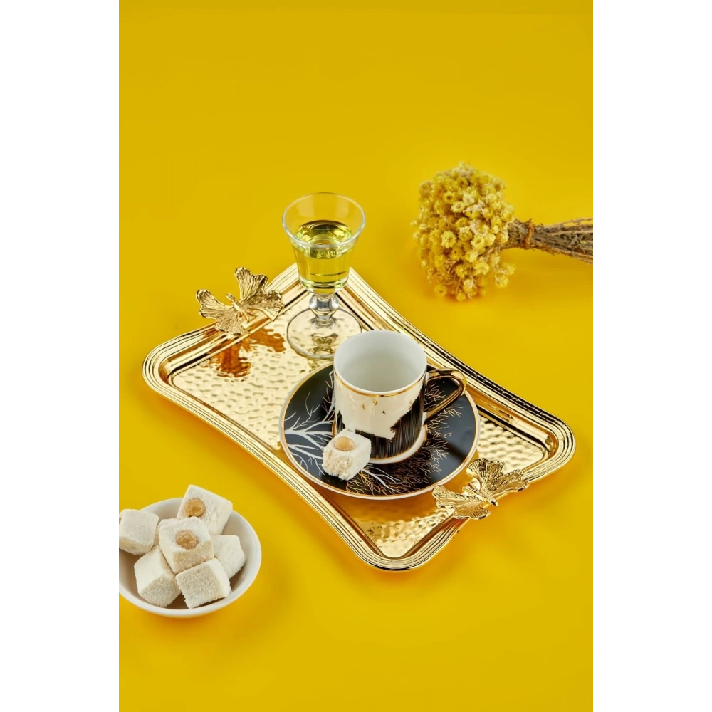 Cok Dikdörtgen Metal Sunum Tepsisi