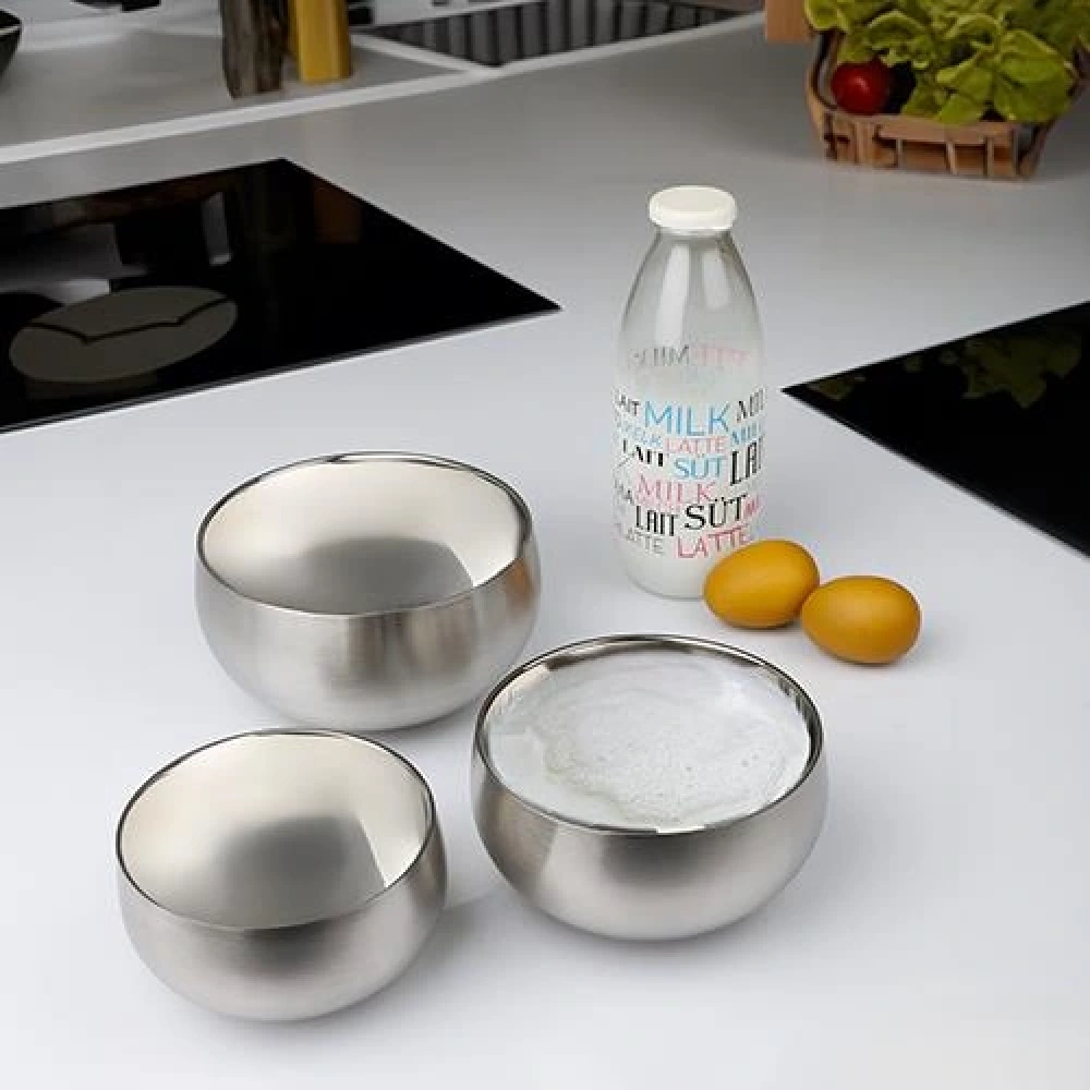 Ksv 3lü Çelik Mikser Kabı