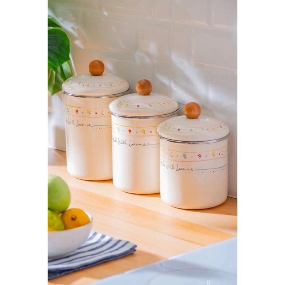 Acar Emaye 3lü Kavanoz