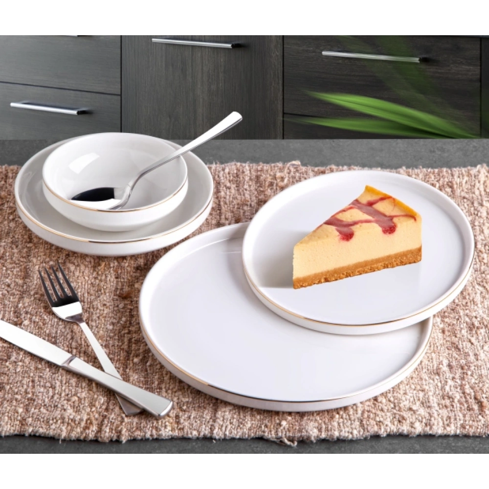 Gnl Porselen Gold 24 Parça Yemek Seti