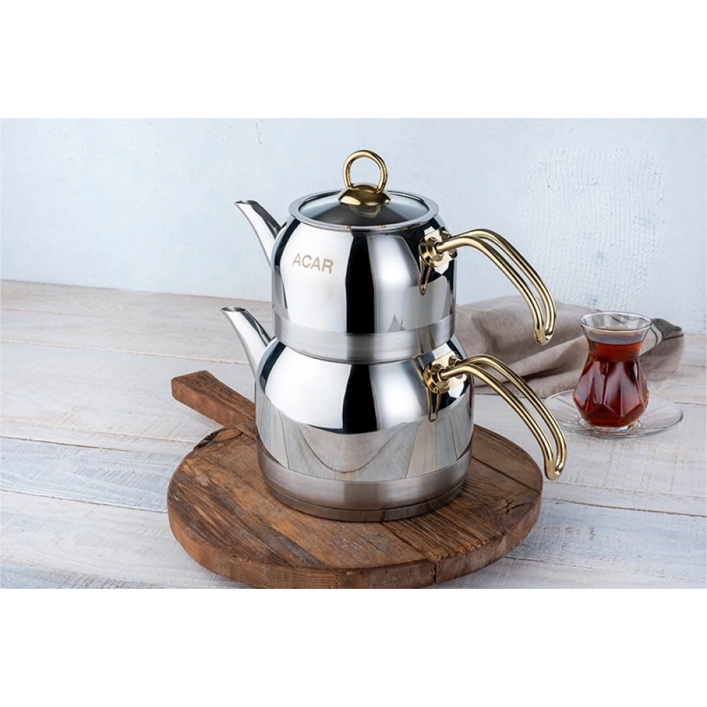 Acar Armin Gold Aile Çaydanlık