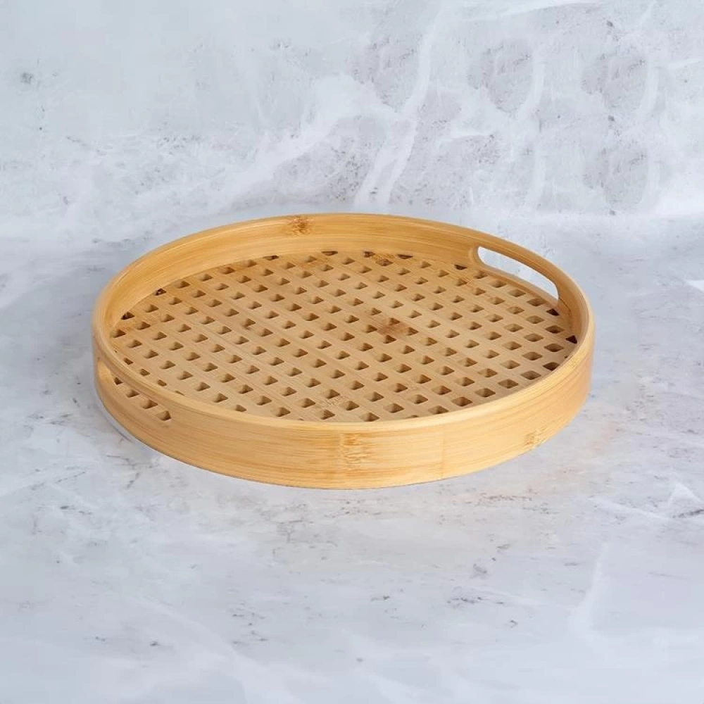 Mien Delikli Bambu 25cm Tepsi