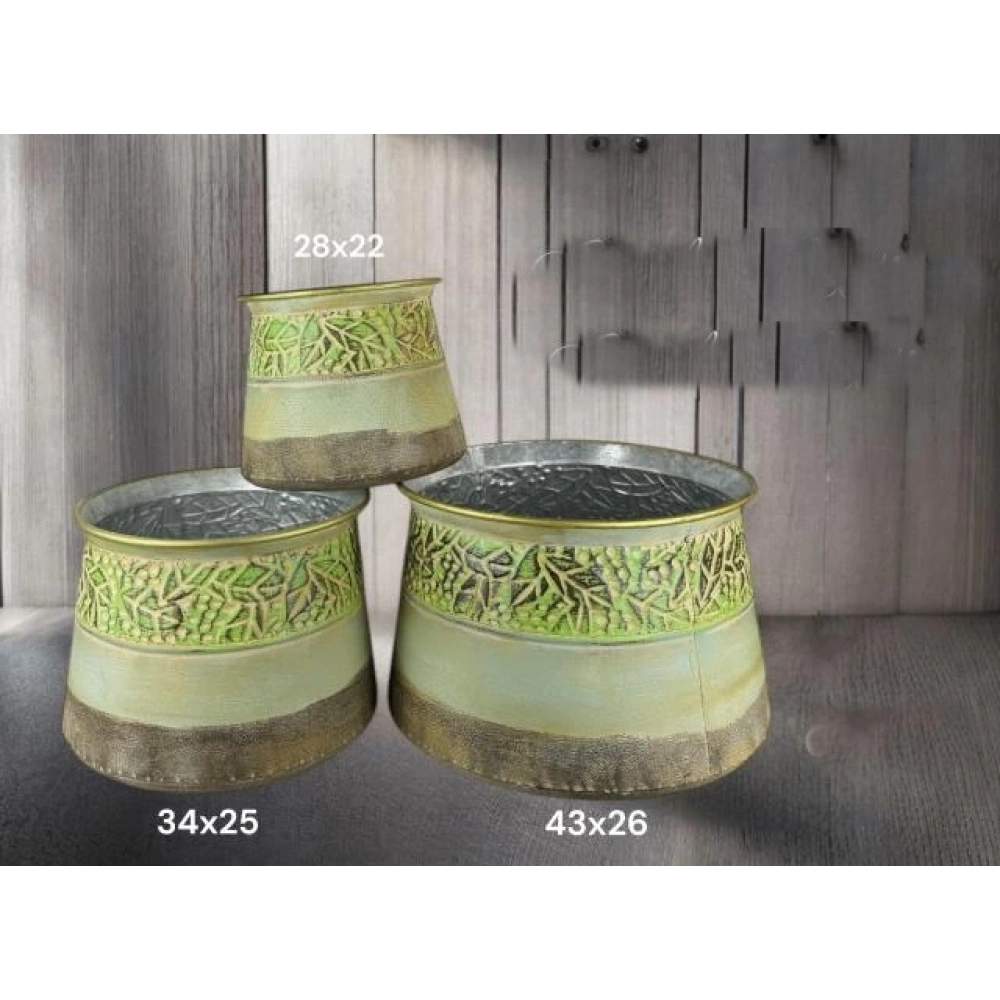 Gnl Metal Orta Vazo 34x25cm