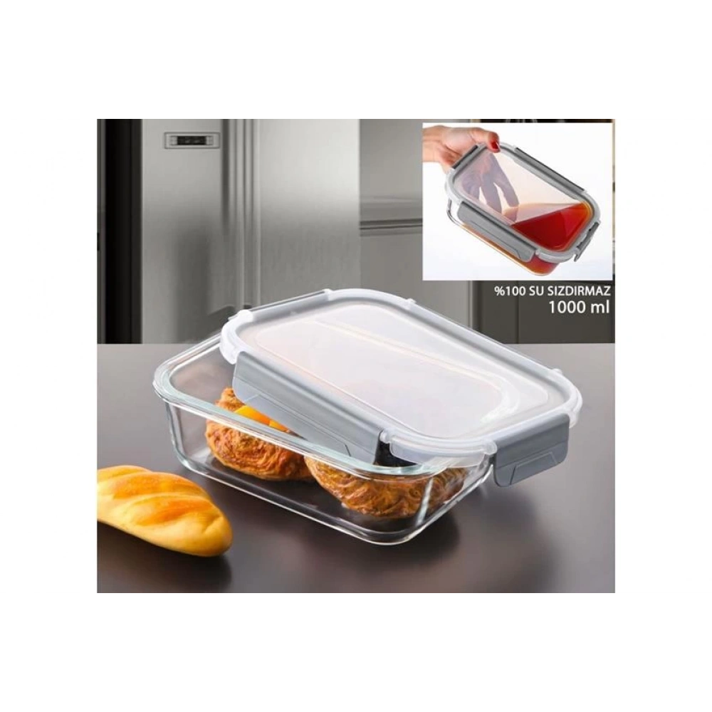 Gnl Cam 1000cc Saklama Kabı