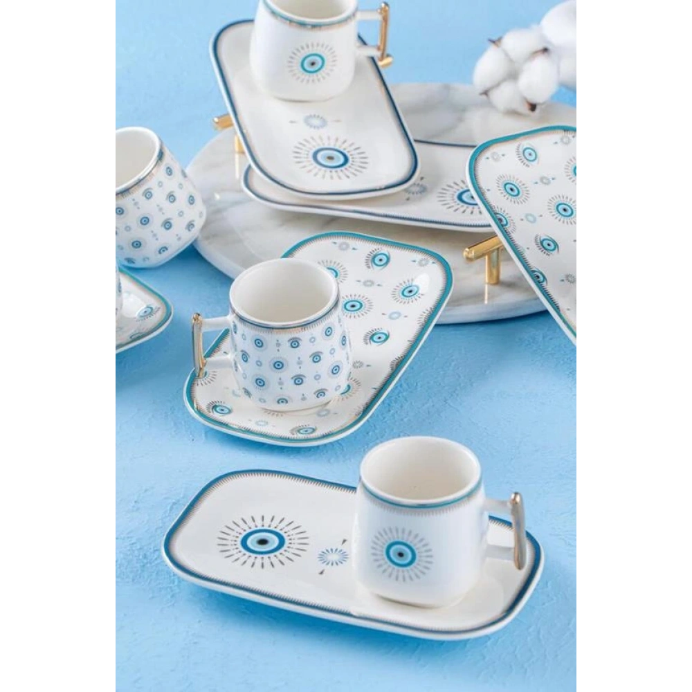 Acar Porselen 6lı Kahve Seti