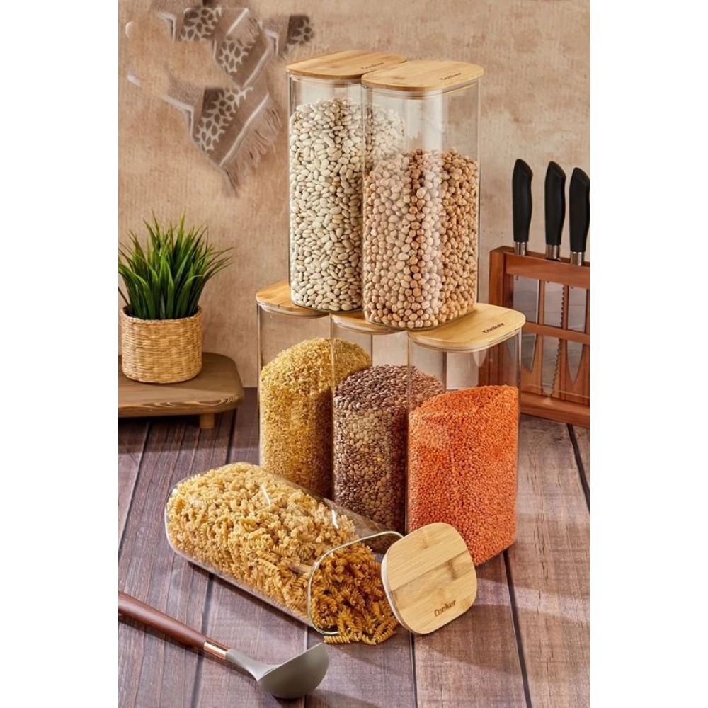 Cok Borosilikat 27cm Oval Kavanoz