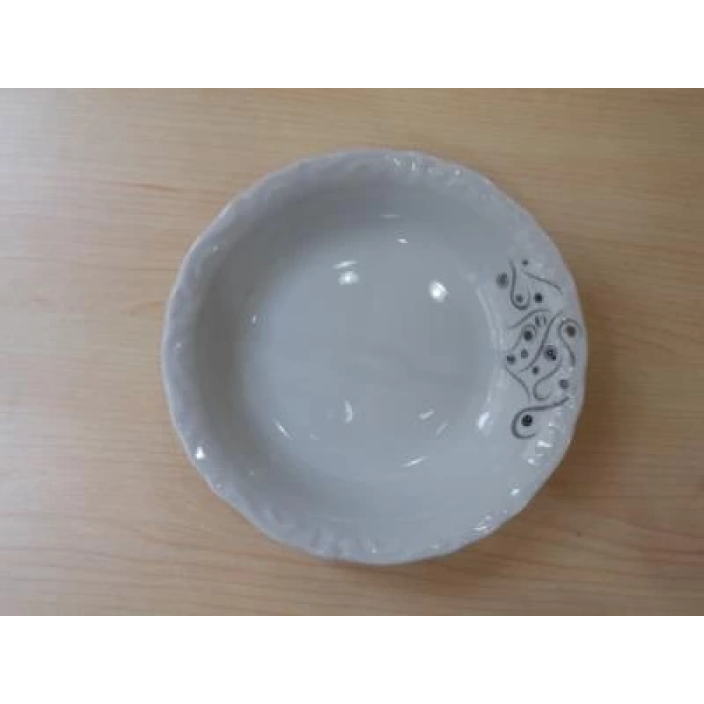 Por Jade Desenli 17cm Çukur Tabak