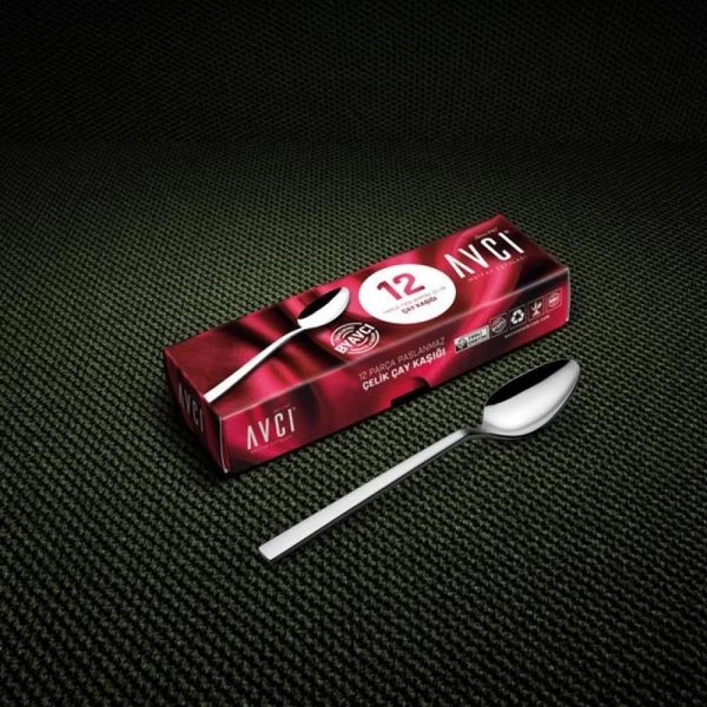Avcı Star 12li Çay Kaşık 2mm