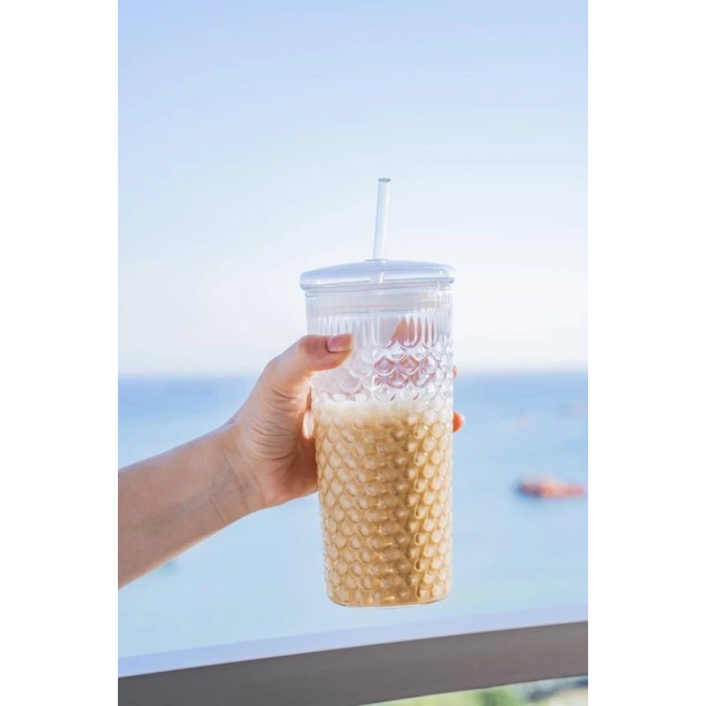 Acar Pipetli Cam Şişe 550cc