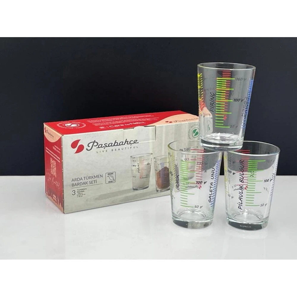 97420-1X8-Arda Türkmen Ölçü Bardak Seti