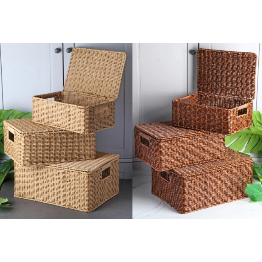 Gnl Orta Kapaklı Plastik Sepet