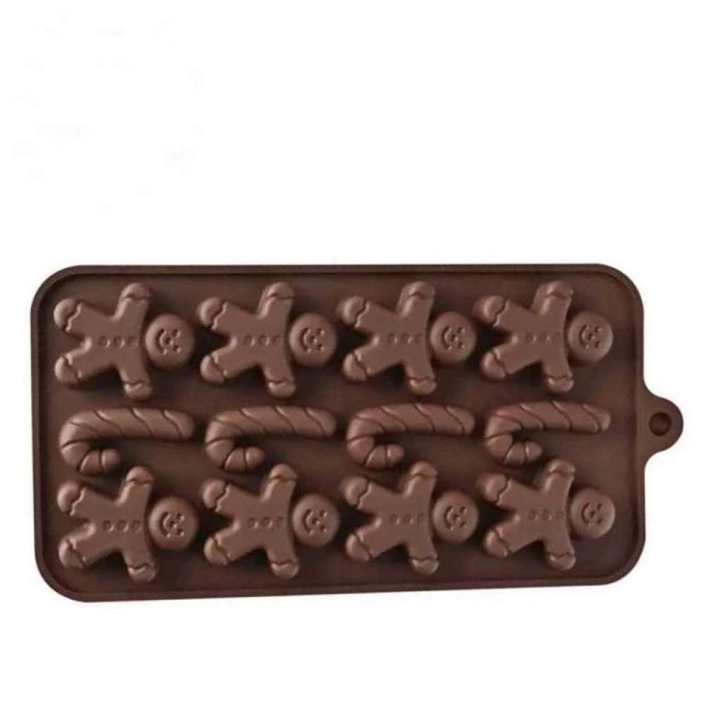 Epx Silikon Kurabiye Adam Çikolata Kalıbı