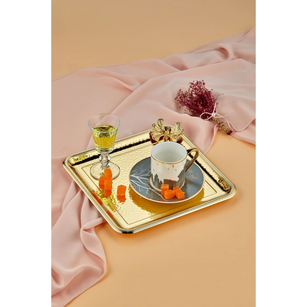 Cok Kare Metal Sunum Tepsisi