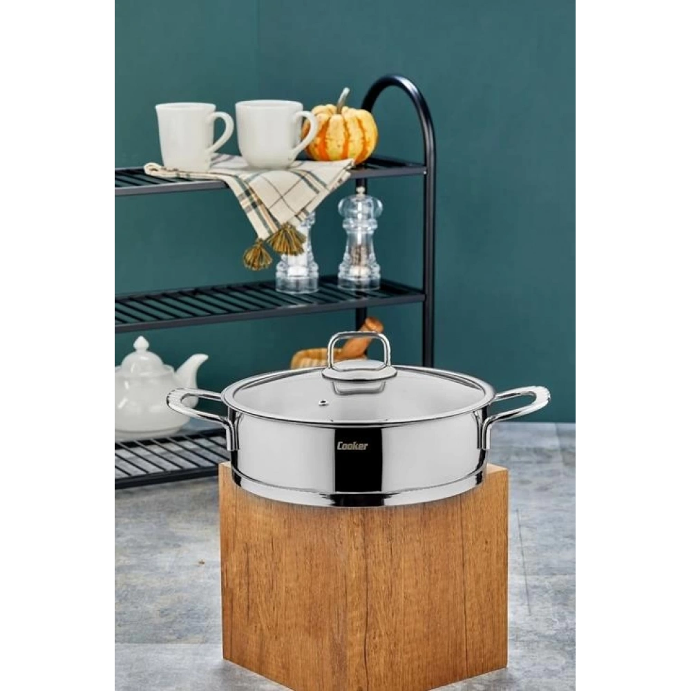 Cok Çelik 28cm Kısa Bomonti Tencere