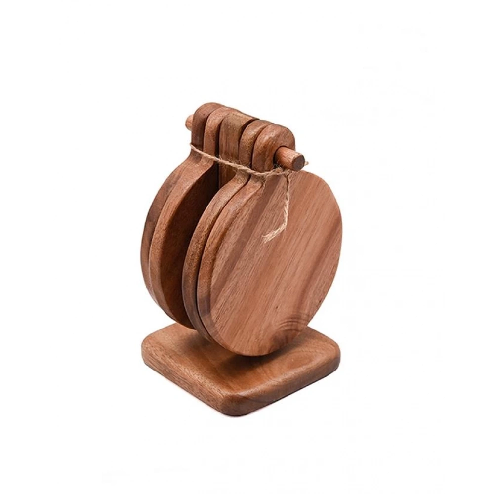 Mien Akasya 4lü Bardak Altlığı