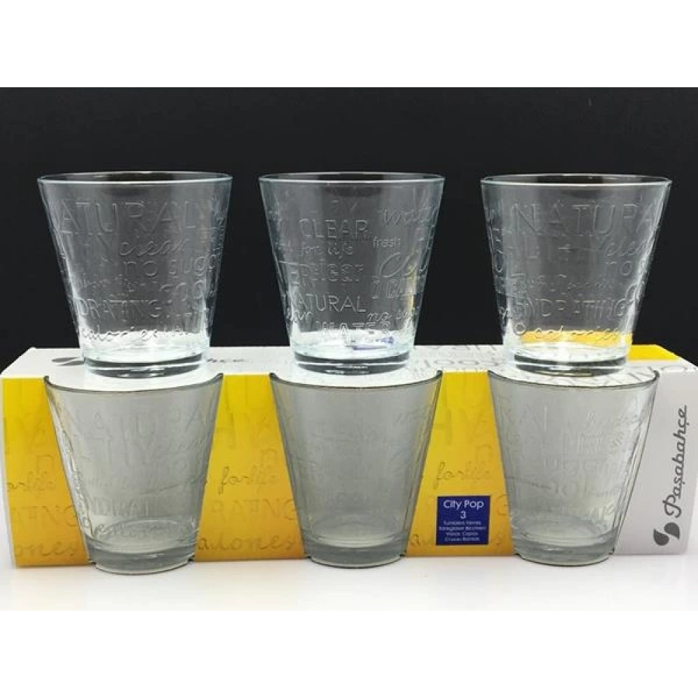 520516-3X8-Cıty Pop Su Bardağı 250cc