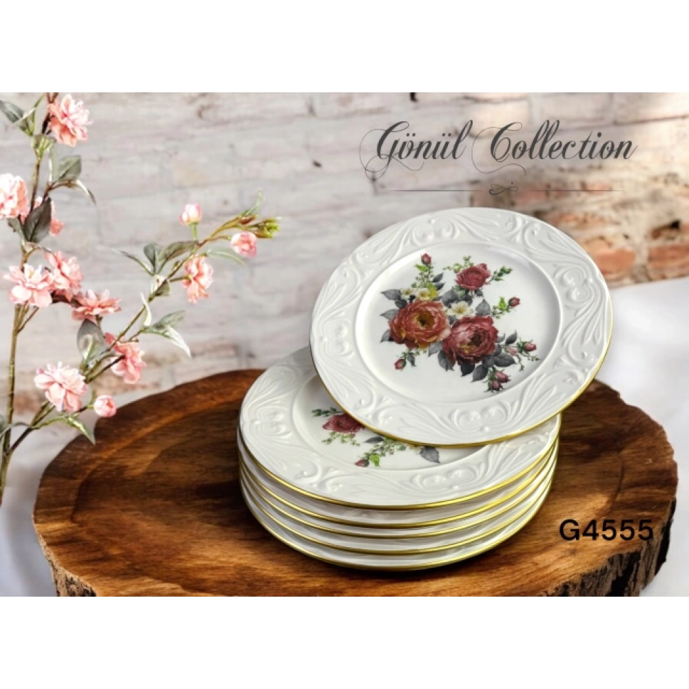 Gnl Amelie Seramik 6lı Servis Tabak