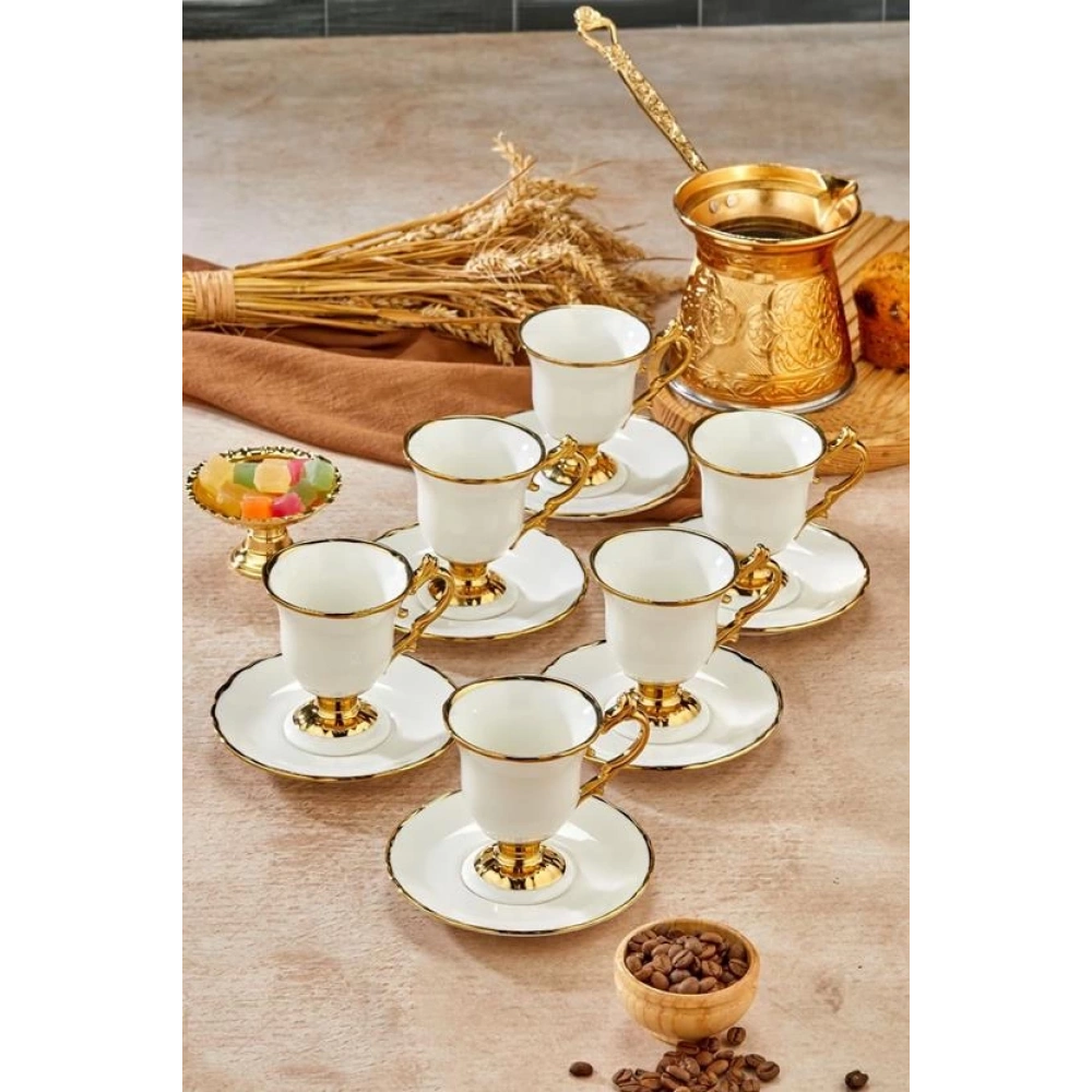 Cok Porselen Kahve  Fincan Seti