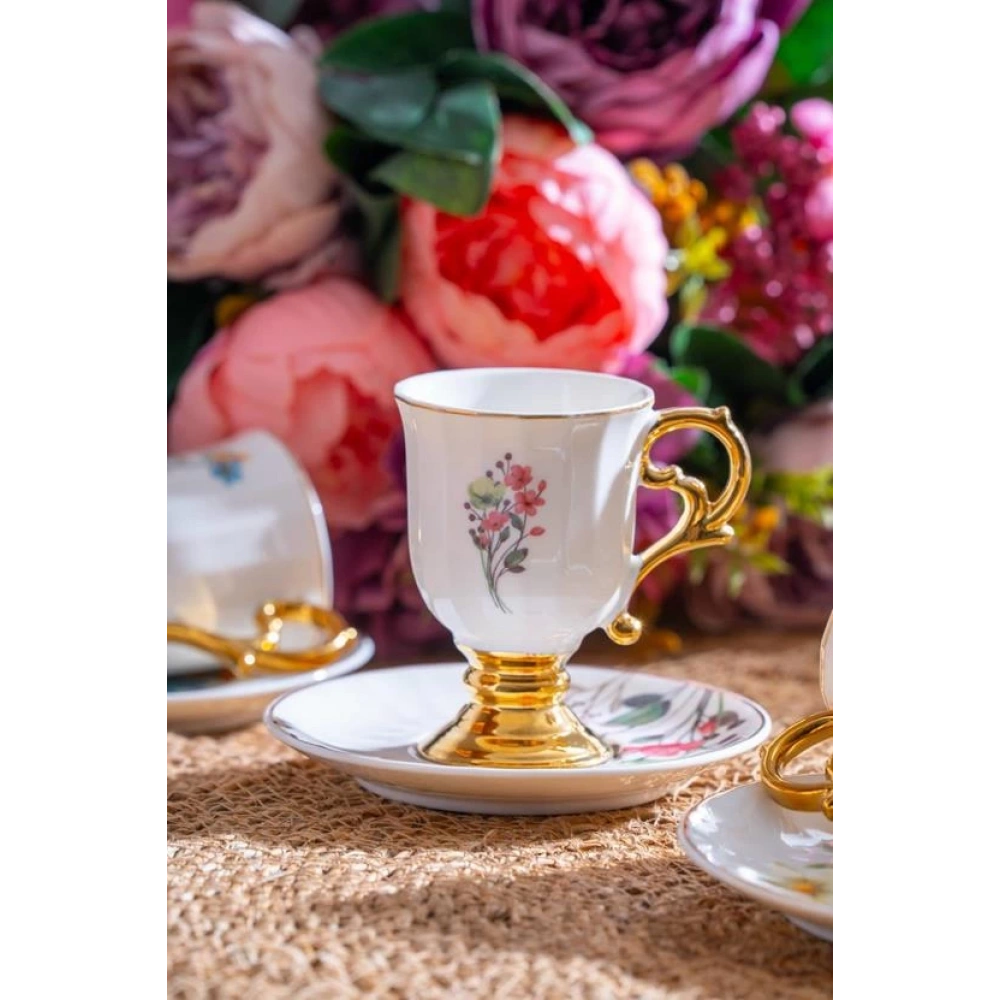 Acar Porselen 6lı Kahve Set