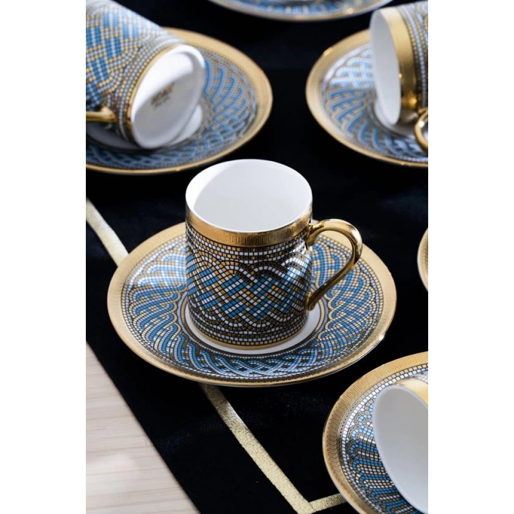 Acar 6lı Porselen Kahve Seti