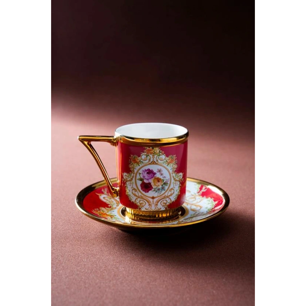 Acar Porselen 6lı Kahve Seti