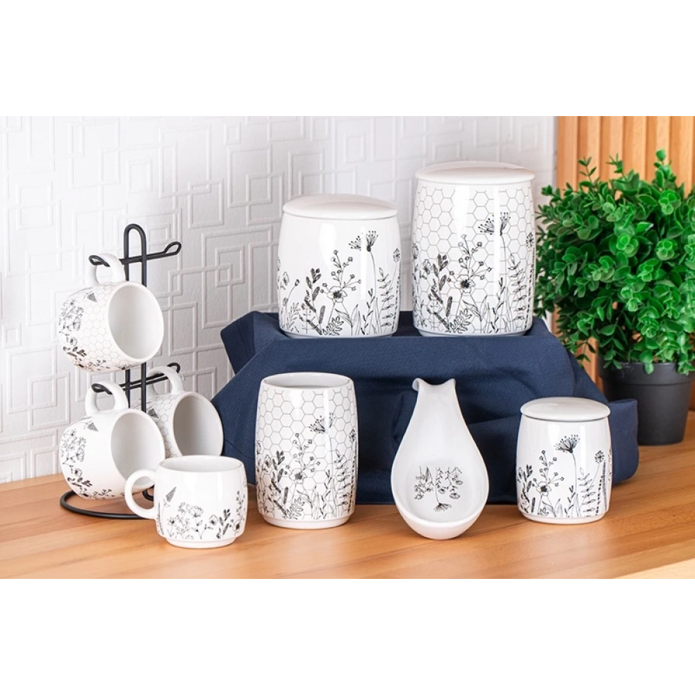 Acar Bloom 9 Parça Standlı Mutfak Seti