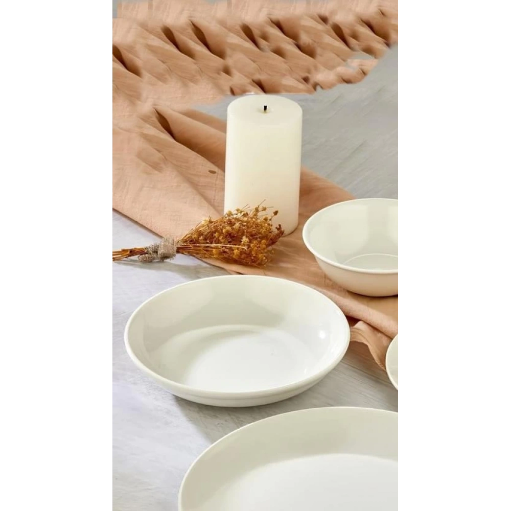 Cok 6lı Porselen 20cm Yemek Tabağı
