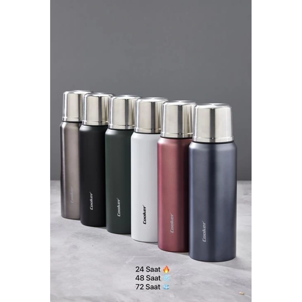 Cok Çelik 1lt Renkli Termos