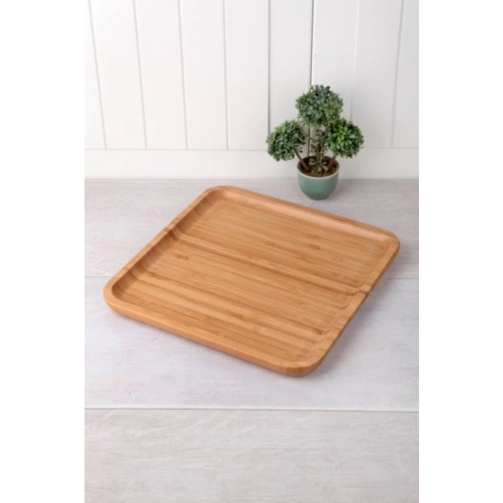 Bls Bambu 25cm Kare Tabak