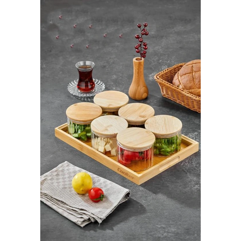 Cok 6lı Cam Kahvaltılık