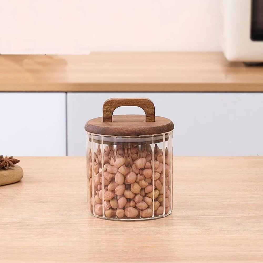 Mien Akasya Kapaklı Cam Kavanoz 650cc