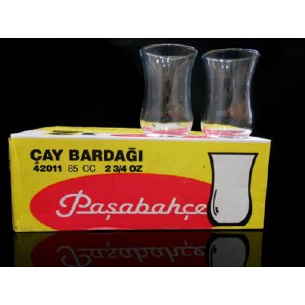 42011-12X6-Sade 12Li Çay Bardağı 85cc