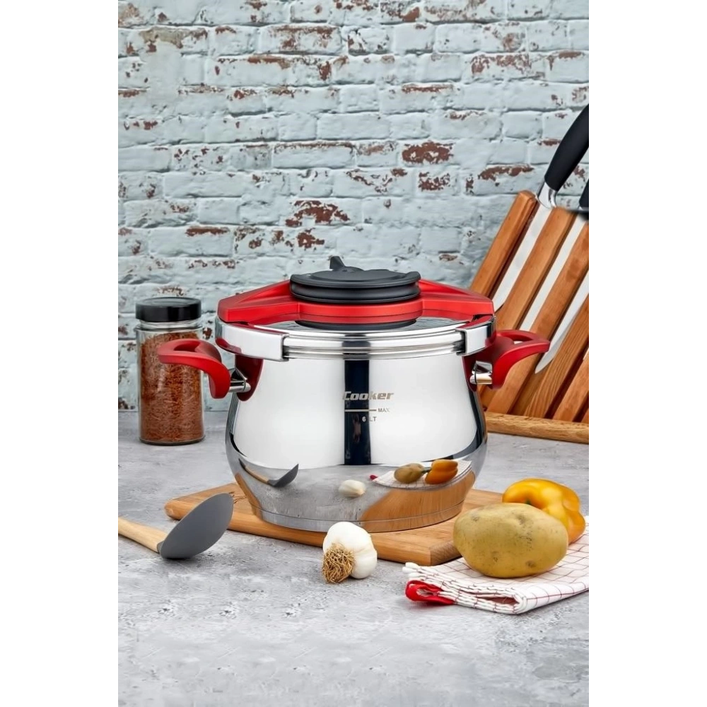 Cok 6LT Klipso Kapak Düdüklü Tencere