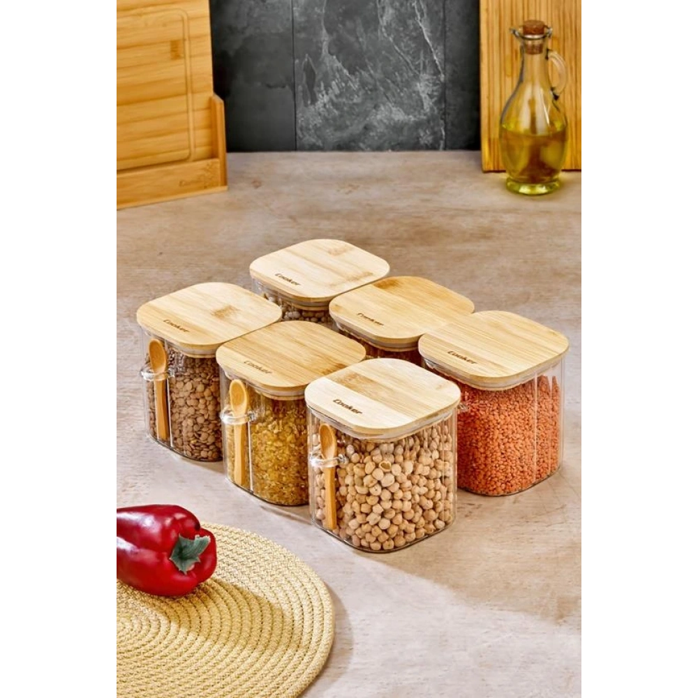 Cok Cam 10cm Kaşıklı Kavanoz