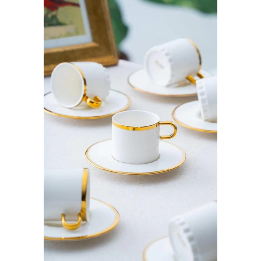 Acar Porselen 6lı Kahve Set