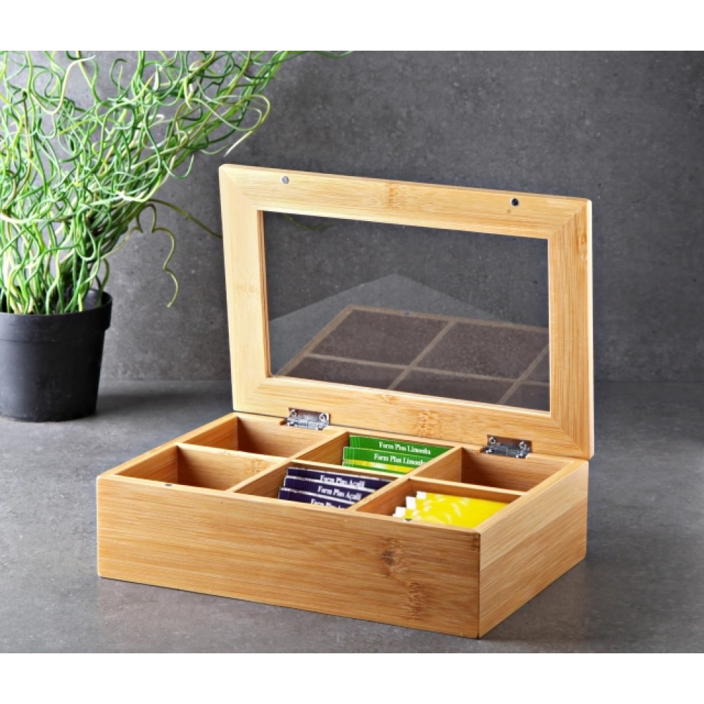 Gnl Bambu Çay Kutusu 24x16x7cm
