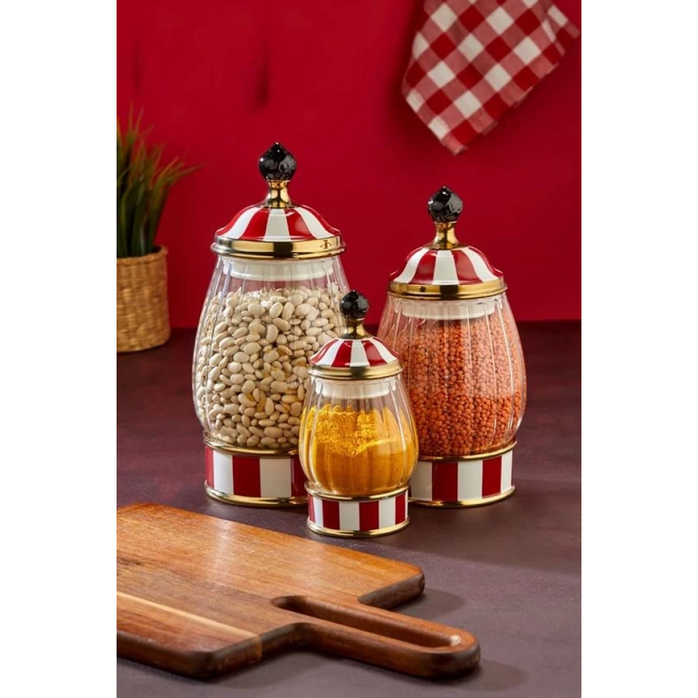 Cok 3lü Porselen Baharat Seti