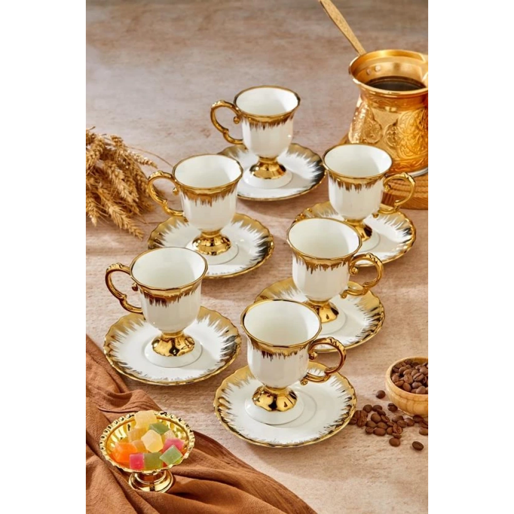 Cok Porselen Kahve  Fincan Seti