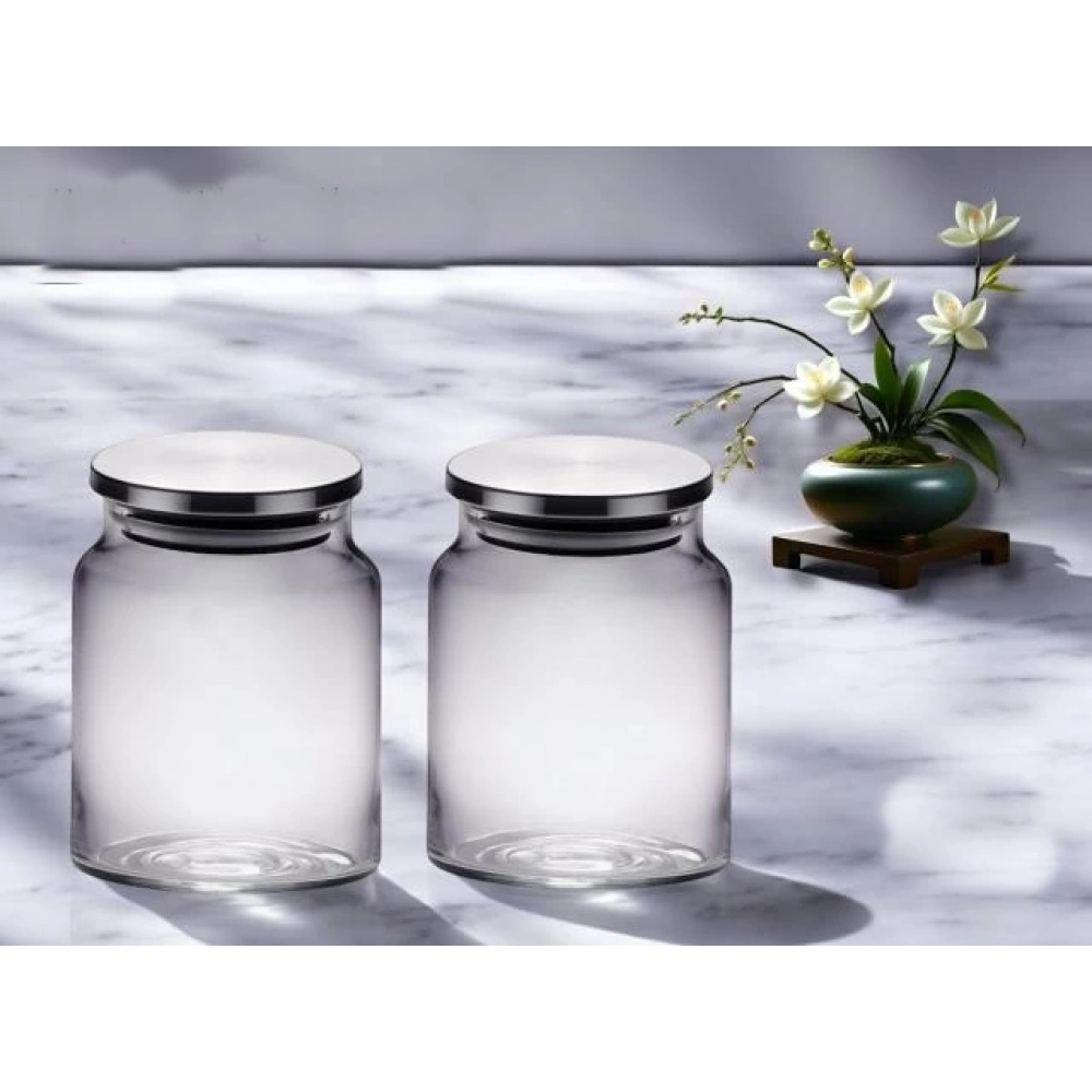 Gnl Metal Kapaklı Cam Kavanoz 500cc