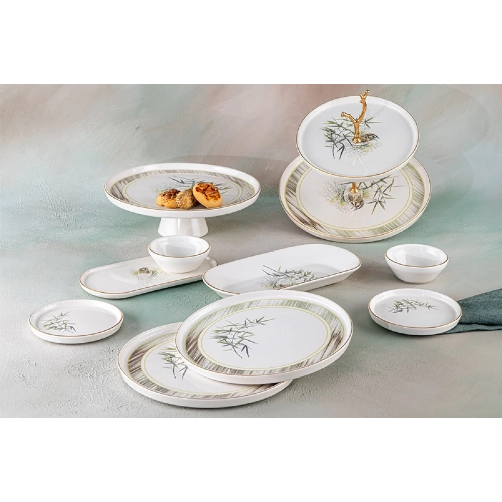 Acar Botany Porselen 21 Parça Brunch Seti