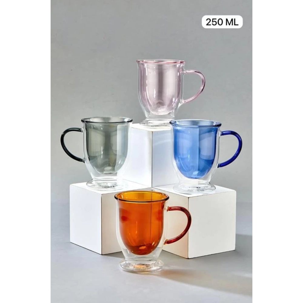 Cok Çift Cidarlı 250cc Cam Bardak
