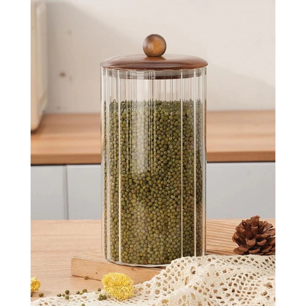 Mien Akasya Kapaklı 750cc Cam Kavanoz