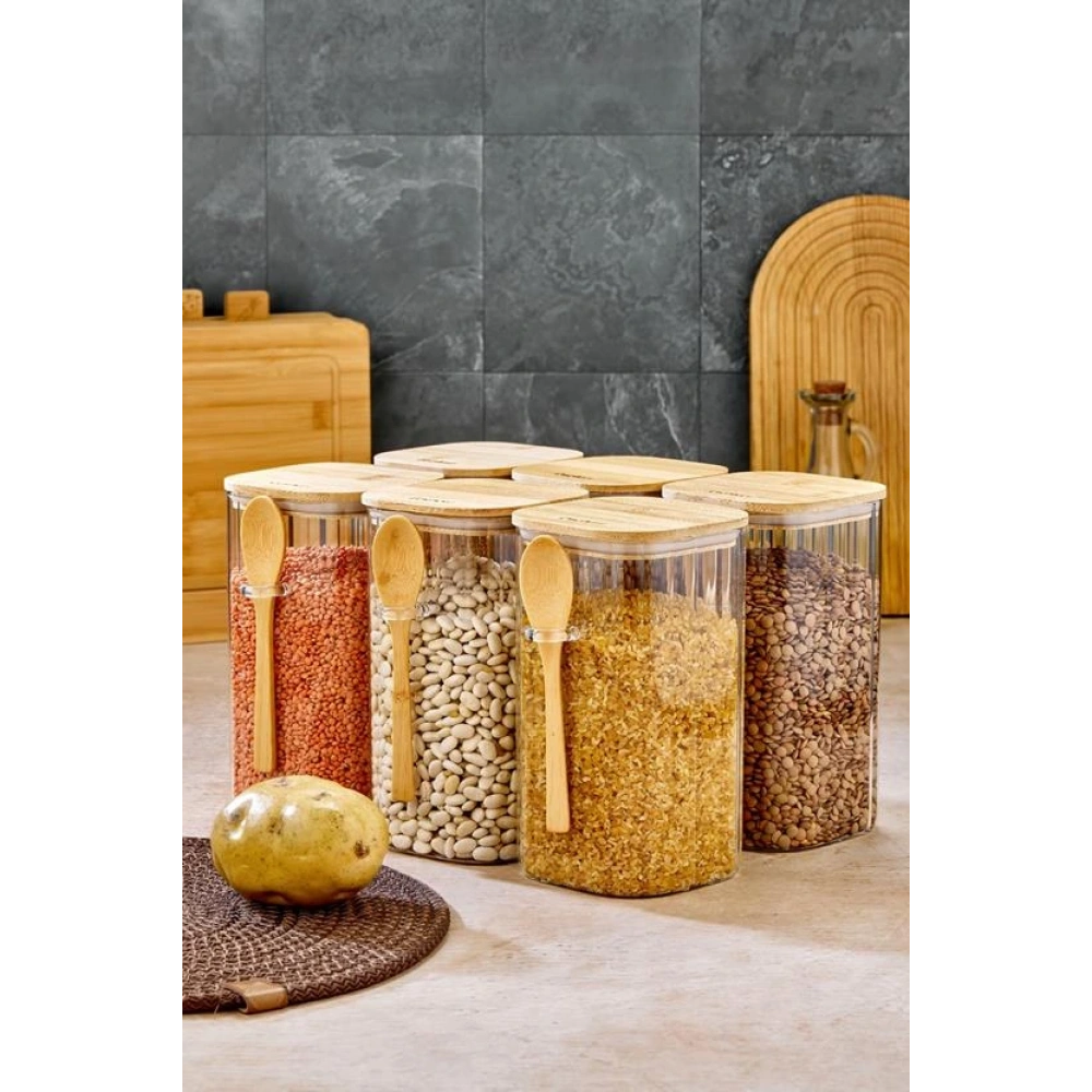 Cok Cam 18cm Kaşıklı Kavanoz